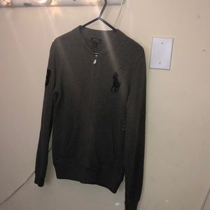 💸💸SOLD💸💸 NWT Polo grey & navy sweater boys XL 18-20